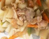 全てレンジ大根青椒肉絲風梅豚やみつき煮作り方14写真