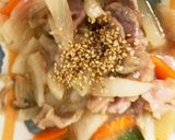 全てレンジ大根青椒肉絲風梅豚やみつき煮作り方17写真