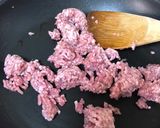 レンコンとひき肉炒め作り方1写真