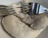 鍋いらず　レンジで簡単　棒棒鶏作り方2写真
