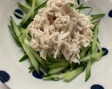 鍋いらず　レンジで簡単　棒棒鶏作り方5写真