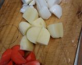 無水　ほったらかし　鶏じゃが…塩麹仕立て作り方2写真