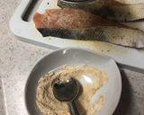 ☼カレー風味のサーモンのムニエル作り方2写真