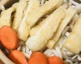 野菜中心の●味噌煮込みうどん鍋作り方2写真