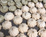 メレンゲクッキー♡抹茶、きな粉、苺味作り方8写真