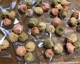 メレンゲクッキー♡抹茶、きな粉、苺味作り方9写真