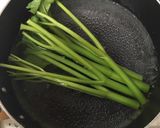 あっさり♩明日葉（アシタバ）のサバ缶和え作り方3写真