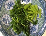 あっさり♩明日葉（アシタバ）のサバ缶和え作り方9写真