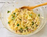 レンチンで！サラダ風マヨさば焼きそば作り方4写真