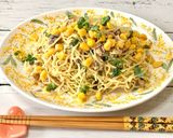 レンチンで！サラダ風マヨさば焼きそば作り方5写真