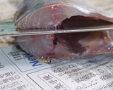 肴鯖鯵鯛鰯鮭鮪鮨！魚の三枚おろしの基本！作り方47写真