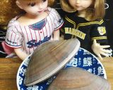 リカちゃん♡蛤の豆乳味噌スープ作り方1写真