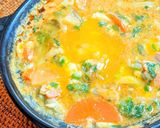 韓国風ごま味噌スープ煮込みうどん作り方8写真