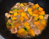 きのう何食べた？　かぼちゃと鶏肉の煮物作り方5写真
