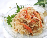 副菜に☆大根とカニかまのとろろ昆布和え☆作り方3写真