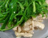 ＊ふわふわ鶏胸肉の細切り春炒め～＊作り方8写真