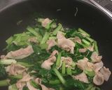 栄養満点☆小松菜と豚肉のあんかけ作り方4写真