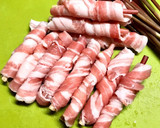 矢生姜(はじかみ)肉巻き 焼き野菜と作り方4写真