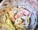 簡単節約メイン⭐竹輪とカニカマの磯部揚げ作り方2写真