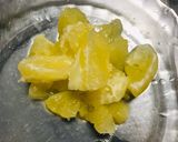 グレープフルーツと水菜のサラダ作り方1写真