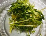 グレープフルーツと水菜のサラダ作り方3写真