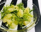 グレープフルーツと水菜のサラダ作り方4写真