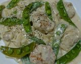 旨い(〃^ー^〃)鶏つくねのクリーム煮♬作り方4写真
