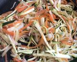 彩野菜とベーコンのパスタ作り方3写真