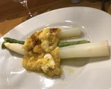 茹でアスパラガスと目玉焼き作り方5写真