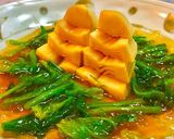 No2396筍の煮物ほうれん草ジュレよせ作り方4写真