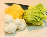 ロマネスコとカリフラワーのペペロンチーノ作り方4写真