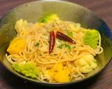 ロマネスコとカリフラワーのペペロンチーノ作り方9写真
