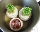 カブの豚すじ詰めほろほろ煮(圧力鍋)作り方6写真