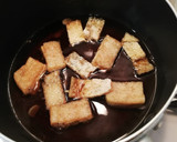 簡単。豆苗と油揚げの卵とじ作り方3写真