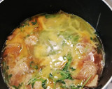 簡単。豆苗と油揚げの卵とじ作り方5写真