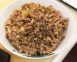 納豆とひき肉のトルティーヤ巻き作り方2写真