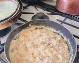 たまごとひき肉のおじや作り方4写真