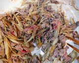 ご飯がすすむ！牛肉とごぼうの甘辛煮作り方4写真