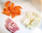簡単！余りもので子供満足和風パスタ作り方1写真
