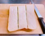 ハム、玉ねぎ、胡瓜の入った卵サンド作り方6写真