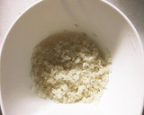 しらすと卵白のおかゆ作り方1写真