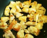 簡単☆むね肉の梅肉入りガーリック照り焼き作り方4写真