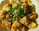 簡単☆むね肉の梅肉入りガーリック照り焼き作り方5写真