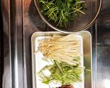 豆苗の塩レモンスパゲティ作り方1写真
