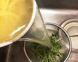豆苗の塩レモンスパゲティ作り方5写真