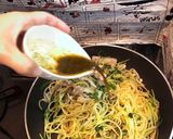 豆苗の塩レモンスパゲティ作り方7写真