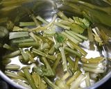 免疫力アップ！舞茸ほうれん草のお味噌汁作り方2写真