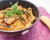 たまごは２度入れ､とろとろ親子丼♪作り方6写真