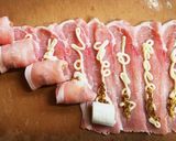 三つ葉のポークロール、簡単にでけた！作り方9写真