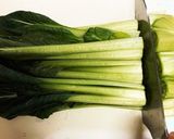 小松菜と塩昆布の和え物作り方1写真